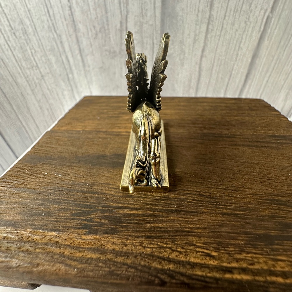 Mini Brass Pegasus Figurine - Picture 5 of 9